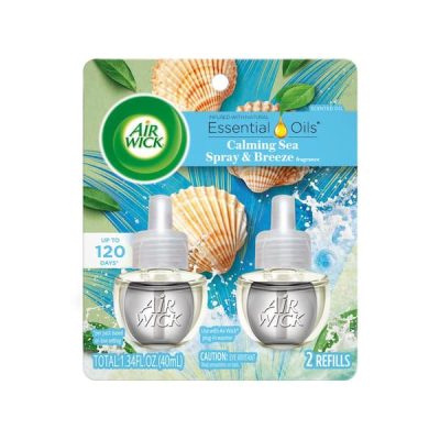 0.67 oz. Calming Sea Spray and Breeze Scented Oil Refills (2-Refills)