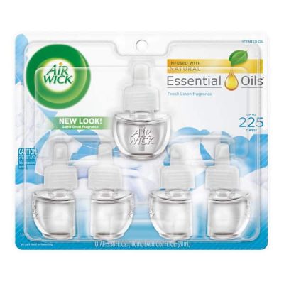 0.67 oz. Fresh Linen Automatic Air Freshener Oil Plug-In Refill (5-Refills)