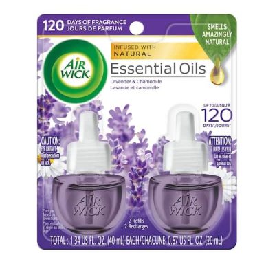 0.67 oz. Lavender and Chamomile Automatic Air Freshener Oil Plug-In Refill (2-Refills)