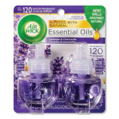 0.67 oz. Purple Lavender and Chamomile Oil Automatic Air Freshener Refill (2/Pack, 6-Packs/Carton)