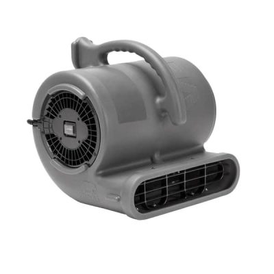 1/2 HP Air Mover for Janitorial Water Damage Restoration Stackable Carpet Dryer Floor Blower Fan in Grey