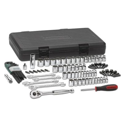 1/4 in. and 3/8 in. Drive SAE/Metric Mechanics Tool Set (88-Piece)