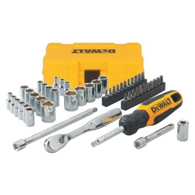 1/4 in. Drive SAE and Metric Mechanics Tool Set (50-Piece)