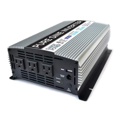 1,500-Watt Continuous/3,000-Watt Peak Pure Sine Wave Inverter