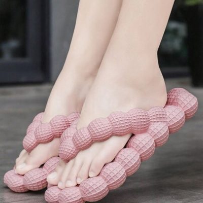 1 Pair Of Women/Men Foam Flip Flops, High Elastic EVA Flip Flops, Round Toe Non-Slip Outdoor Garden Shoes