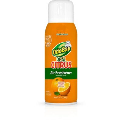 10 oz. Orange Real Citrus Air Freshener Spray, Citrus Oil Natural Air Freshener for Home, Room Deodorizer & Toilet Spray