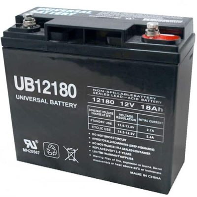 12-Volt 18 Ah I1 Terminal Sealed Lead Acid (SLA) AGM Rechargeable Battery