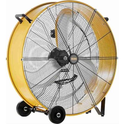 13000 CFM 30 in. heavy-duty High Velocity Barrel Floor Drum Fan With Powerful 1/3HP Motor, 9 ft. Power Cord