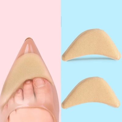 1pair Super Soft Shoes Front Insole Sponge Half Pad For High Heels, Loafers, Adjustable Toe Protection, Anti-skid, Pain Relief, Half Size Insole,…