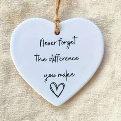 1Pc Pendant Hanging(Mini Pendant, Plastic Material)With Cloth Bag Thank You Gift Never Forget The Difference You Make Midwife Gift Friend Gift…