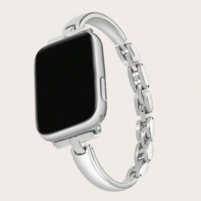 1pc T-shaped Thick Zinc Alloy Watch Band Compatible With 38/40/41/42/44/45/49mm Apple Watch Se/8/7/6/5/4/3/2/1