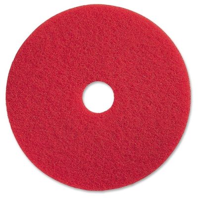 20 in. Red Buffing Floor Pad (5 per Carton)