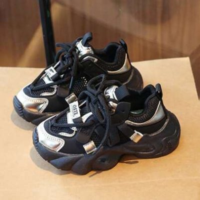 2024 Spring And Autumn New Children Sports Shoes For Girls, Breathable Casual Shoes For Girls, Ins Chunky Sneakers With Soft Soles And Comfortable…