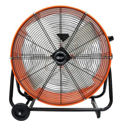 24 in. 2-Speed Heavy Duty Tilt Drum Fan