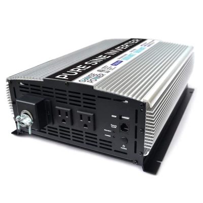 3,000-Watt Continuous/6,000-Watt Peak Pure Sine Wave Inverter with AC Hardwire Terminal Block