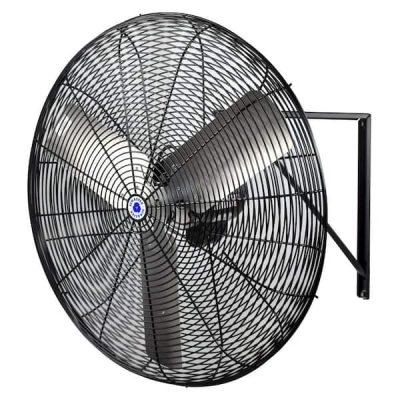 30 in. Black Circulation Wall Mounted Fan