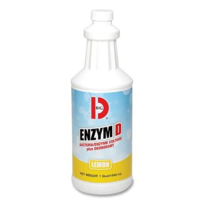 32 oz. Lemon Enzym D Digester Liquid Odor Absorber (12/Carton)