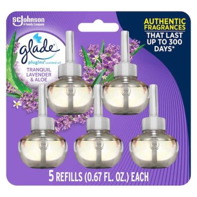 3.35 fl. oz. Lavender and Aloe Plug-In Air Freshener Refill (5-Count)