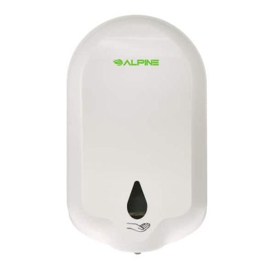 38 oz. Wall Mount Automatic Liquid Gel Hand Sanitizer Soap Dispenser in White