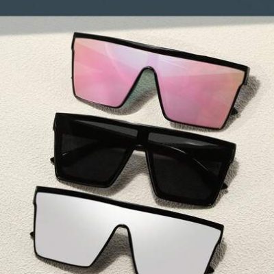 3pairs Women Flat Top Fashionable Sunglasses For Daily Life