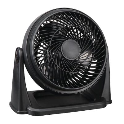 9 in. 3 Speed Personal Desk High Velocity Table Fan in Black