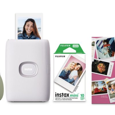 Fujifilm Instax PAL with Link 2 Smartphone Wireless Printerm and 10 Pack Film Bundle, Green