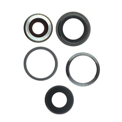 Aftermarket – Rear Camera Lens w/ Rings for iPhone 13 Pro / 13 Pro Max (Graphite)