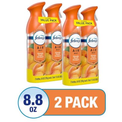 Air Mist 8.8 oz. Georgia Peach Orchard Scent Air Freshener Spray (2-Count, Multi-Pack 2)