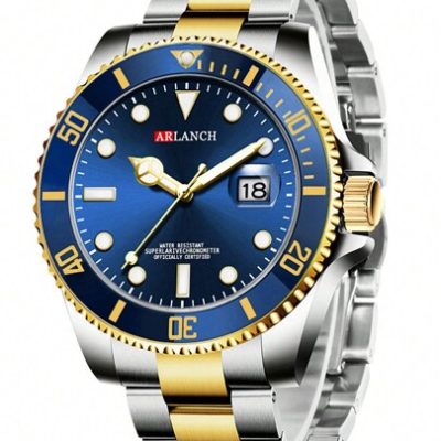 ARLANCH Luxury Fashion Diver Watch Men 30ATM Waterproof Date Clock Sport Watches Men Quartz Wristwatch