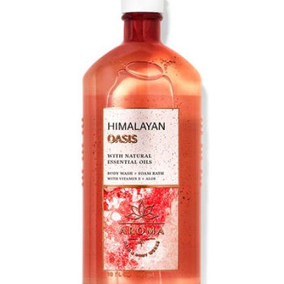 Aroma Himalayan Oasis: Lime Vetiver Body Wash and Foam Bath