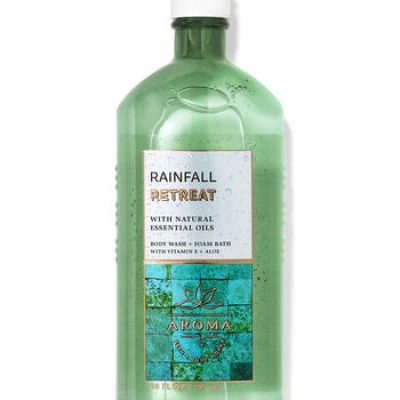 Aroma Rainfall Retreat: Cucumber Cedarwood Body Wash and Foam Bath