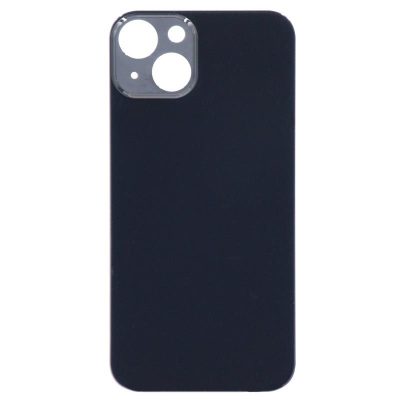 (Big Hole) Glass Back Cover for iPhone 13 (No Logo) (Midnight)