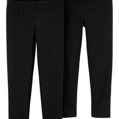 Black Baby 2-Pack Black Leggings | carters.com