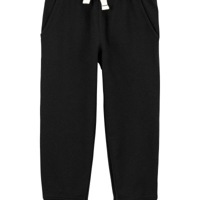 Black Baby Pull-On French Terry Joggers | carters.com