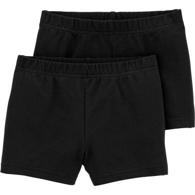 Black Toddler 2-Pack Black Tumbling Shorts | carters.com