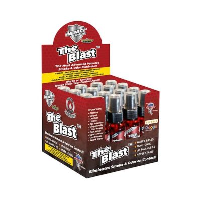 Blast Smoke and Odor Eliminator (Box of 16 Mini Pump Sprayers (1.67 oz. Each) Scented