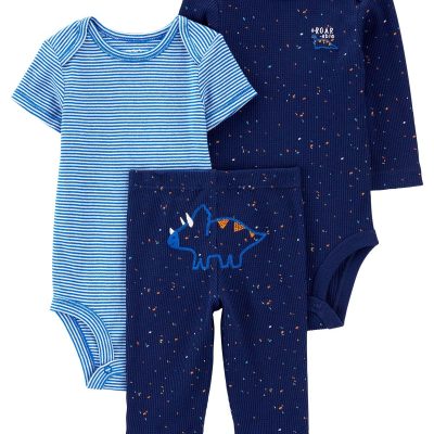 Blue Baby 3-Piece Dinosaur Little Character Set | carters.com