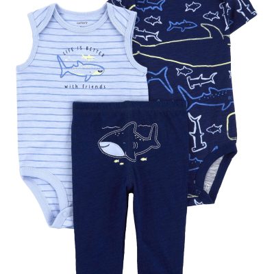 Blue Baby 3-Piece Whale Little Character Set | carters.com