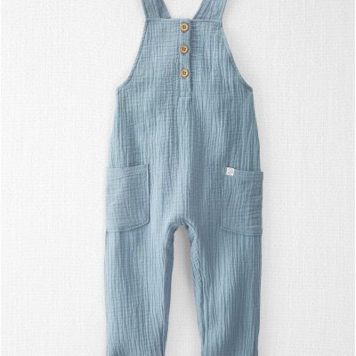 Blue Creek Toddler Organic Cotton Gauze Overalls | carters.com