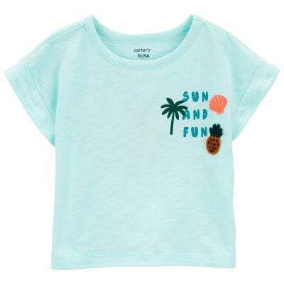 Blue Toddler Sun And Fun Tee | carters.com