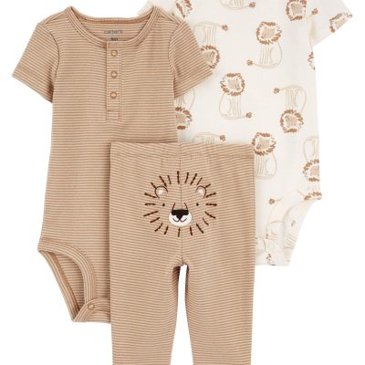 Brown Baby 3-Piece Bear Little Outfit Set | carters.com