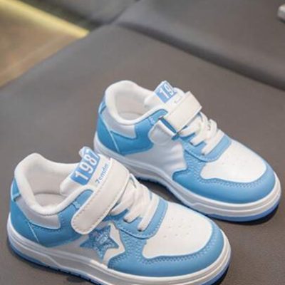 Children Color-Blocked Simple Daily Sports Shoes