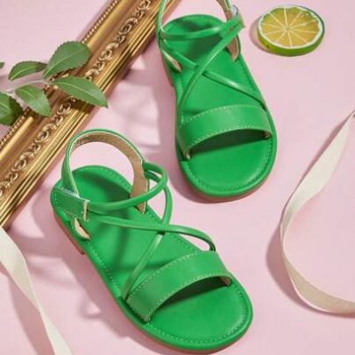 Children Fashionable Strap Flat Sandals