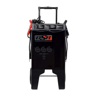 DSR Professional Grade 12 and 24 Volt, 330 Amp Wheeled Battery Charger, Maintainer, and Engine Starter