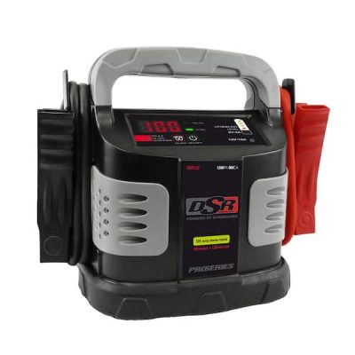 DSR ProSeries 12-Volt 1200 Peak Amp Hybrid Ultracapacitor and Lithium Ion Jump Starter for Gas and Diesel Engines