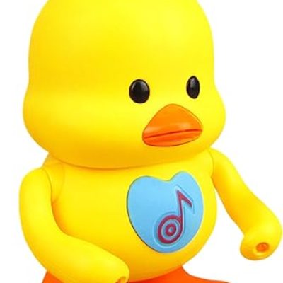 Duck Toy for 3+ Kids, 7inch Musical Dancing Duck with Light, Interactive Baby Duck Toy, Baby Musical Toys Gift for Toddler Boys Girls (Random Color)