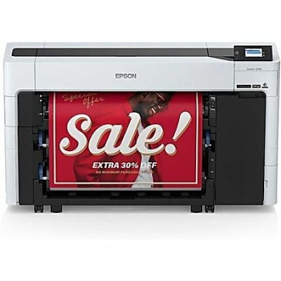 Epson SureColor SCT5770DR PostScript A1 Inkjet Large Format Printer – Includes Copier, Printer, Scanner – 36″ Print Width – Color – 6 Color(s) – 65…