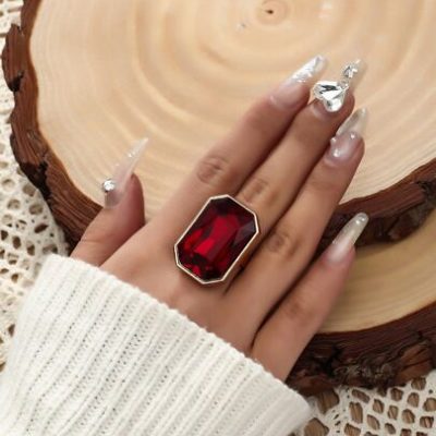 Gemstone Decor Ring