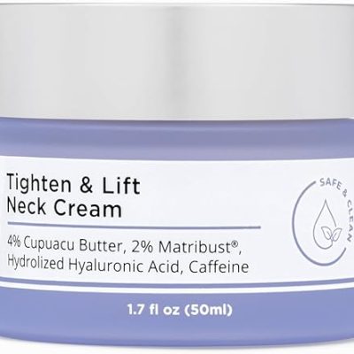 goPure Neck Firming Cream – Anti-Aging Neck Cream for Tightening and Wrinkles for an Even Skin Tone and Neck Lift – With Pro-Active Repair Firming…
