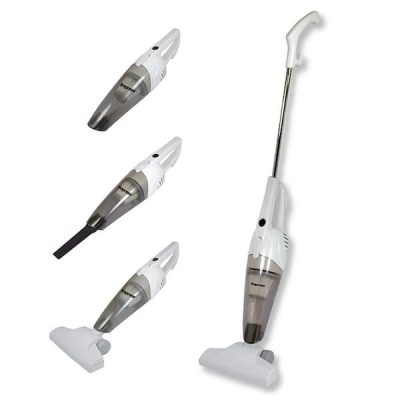 GoVac 2-in-1 White Corded Upright and Handheld Vacuum Cleaner